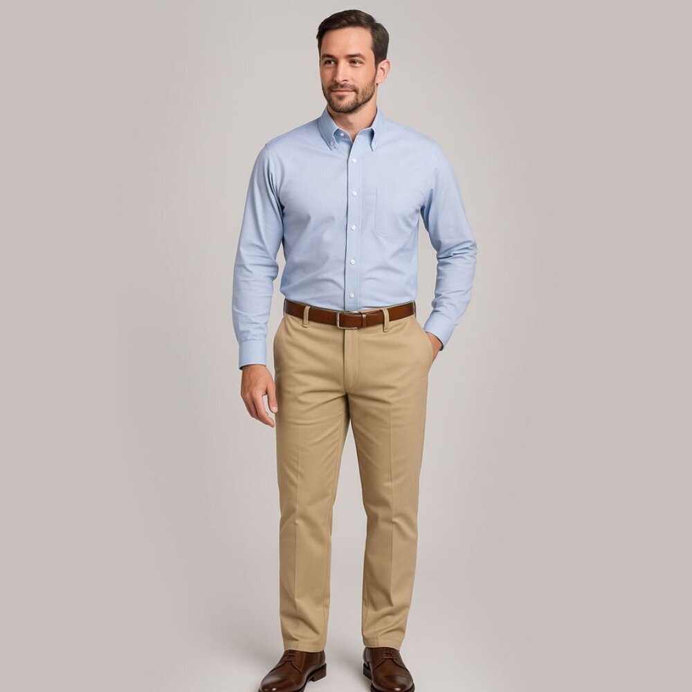 Haggar Men’s Work-To-Weekend Classic Fit Khaki Pants - Size 32 x 30 - NWT